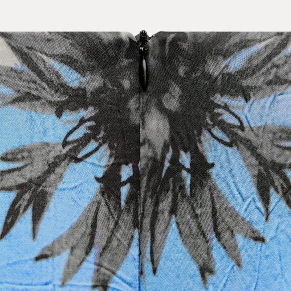 Zara Palm Printed Pencil Tropical Skirt. ZW Collection - Picture 5 of 6